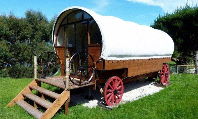 Kaikoura Bed & Breakfast | COLONIAL WAGON + sleepout - Wacky Stays - 6 UNIQUE rentals in Kaikoura