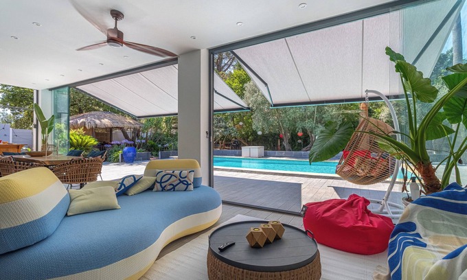 Sollies Pont Villa | CONTEMPORARY VILLA D ARCHITECT terrace pool surrounded by peaceful olive trees