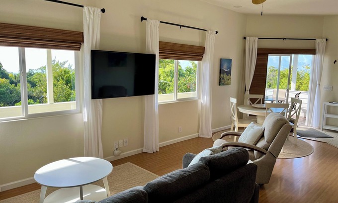 Discovery Harbour Apartment | Cool studio in Naalehu with ocean views