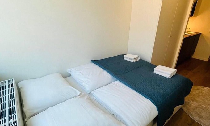 København NV Apartment | Copenhagen Studio Double Bed and Kitchen 3