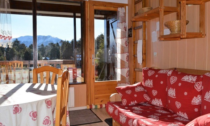 Pyrenees 2000 Ski Chalet | Cosy 2-Room Chalet, Sleeps 4, South-Facing Terrace, 500m to Slopes, All Amenities
