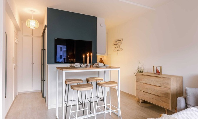 Het Zoute Apartment | Cosy studio in the centre of Knokke
