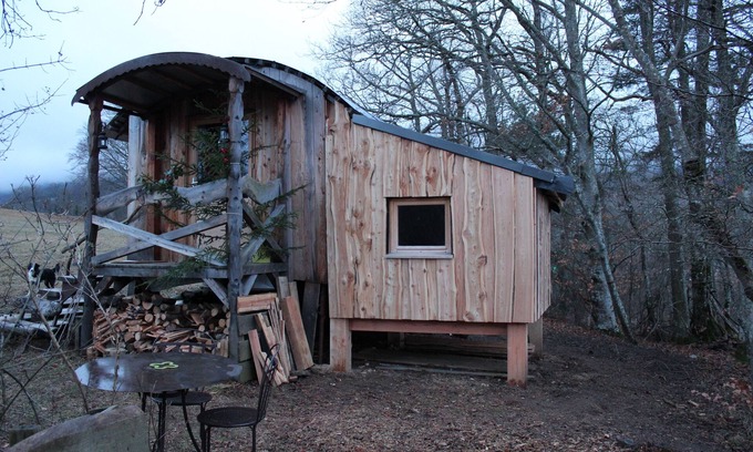 Saint-Paul-les-Monestier Cottage | Cottage-Cottage-Private Bathroom-Mountain view-la Tanière aux Loups