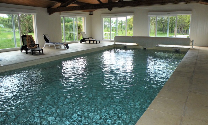 Mouhet House | COUNTRY HOUSE, PRIVATE HEATED AND COVERED SWIMMING POOL (INDRE)