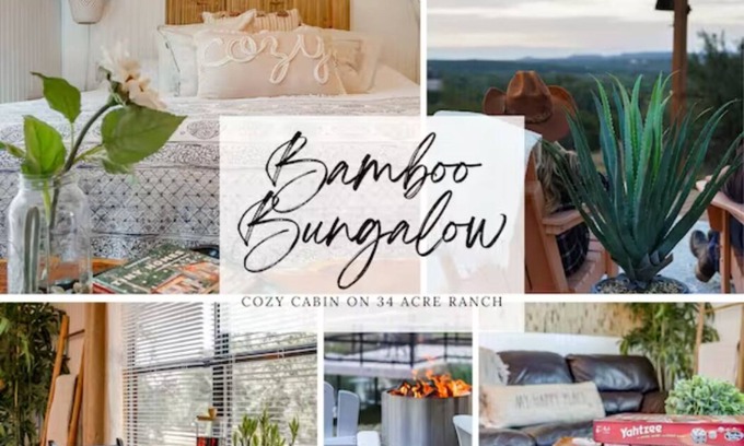 Paluxy Cabin | Cozy Cabin on Private Ranch- King Suite, Fire Pit, Hiking, Fishing