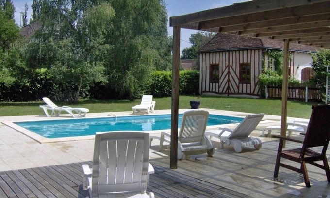 Limeray Apartment | Cozy Cottage in Loire Valley with Pool, Near Amboise and Chateaux