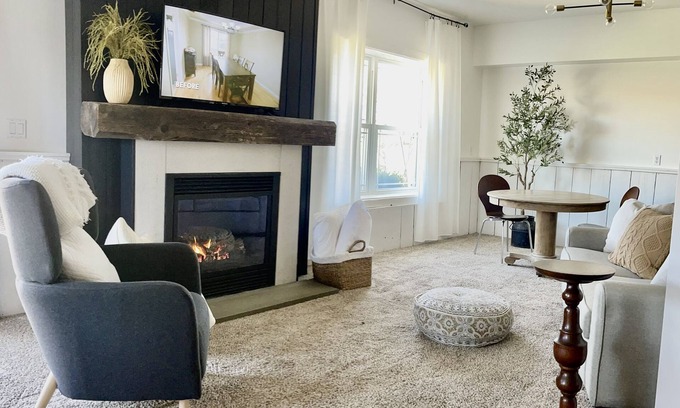 Danville Apartment | Cozy country basement studio apartment, with a large yard and woods.