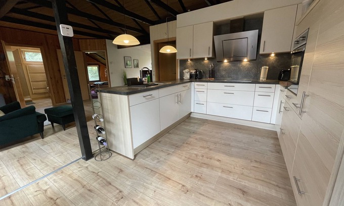 Gartow House | Cozy Danish wooden house with pellet stove and large garden