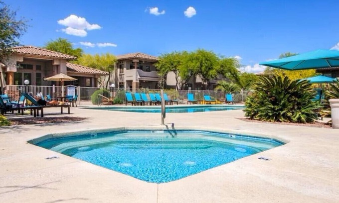 Rancho Vistoso Condo | Cozy ground level resort style condo, w/heated pool/hot tub, gym and discounts!
