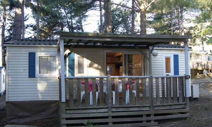 Sournia House | Cozy mobile home with terrace for 6 people