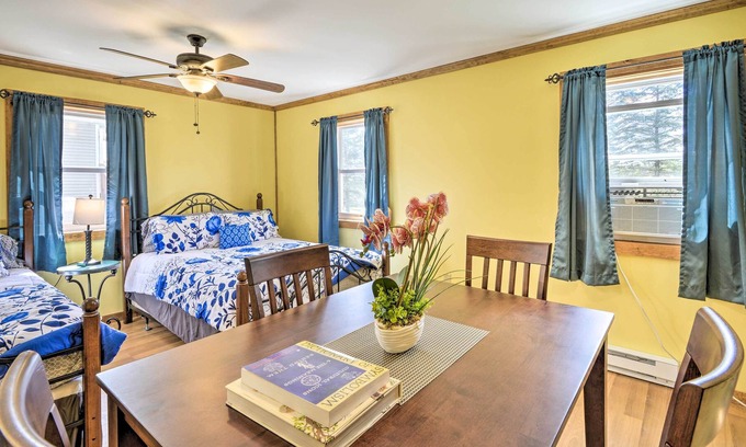 Pleasant Mount Apartment | Cozy Poconos Studio w/ Community Pool & Fire Pit!