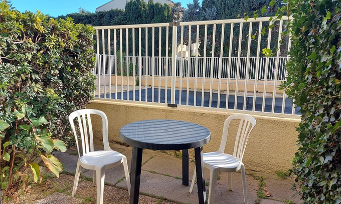Argeles Plage Apartment | Cozy Studio for 4 with Wi-Fi, Pool, Parking – 500m from Beach