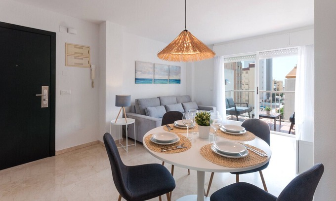 Grao de Gandia Apartment | Cozy with mediterranean style, a few meters from the beach. A/C and free wifi. Terrace with sea views