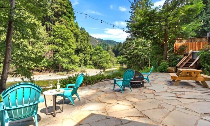 Cazadero Cabin | CozyCreekCabin~Tranquil and Calm Creekside Cabin Ocean&Wineries/WiFi/Pup/HtTb