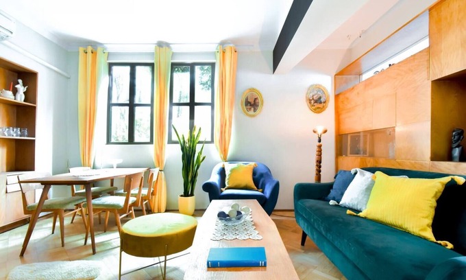 Lozenets Apartment | Creative 70s-Inspired Stay | Center + Parking
