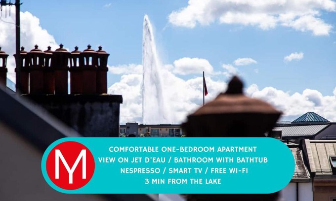 Paquis Navigation Apartment | CytiZen 1-room apt top floor nice view with balcony n61