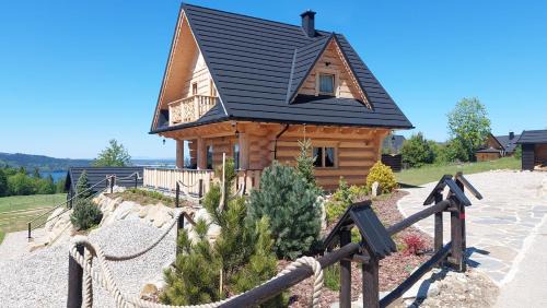 Czorsztyn House | Czas na góry i las, dom z bala, sauna