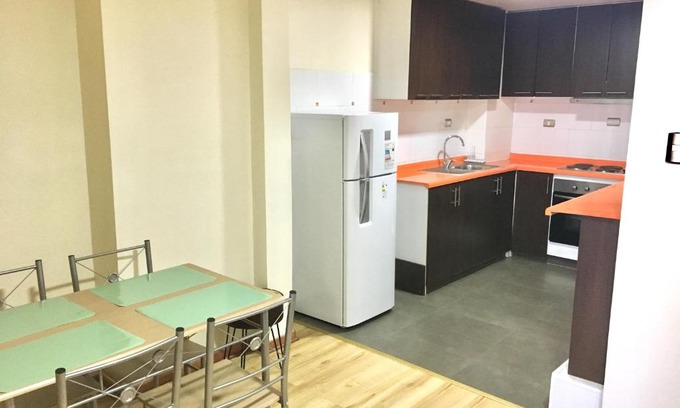 Tome Apartment | Departamento completo 40 mts2 - 2 habs y 1 futón - Centro Tomé - 5 personas max - Edificio Don Francisco