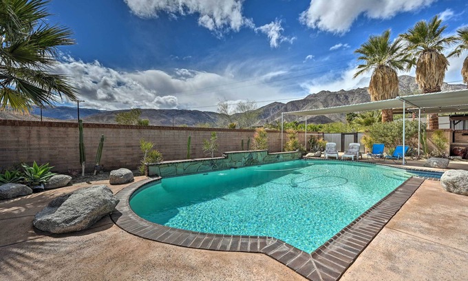 Borrego Springs House | Desert Oasis with Pool, Fire Pit, Game Room, and Dry Bar
