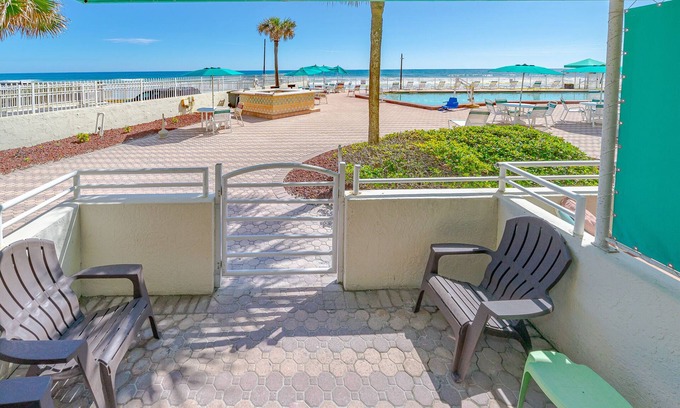 Lenox Park Condo | Direct oceanfront and poolside cabana condo - pools are open !