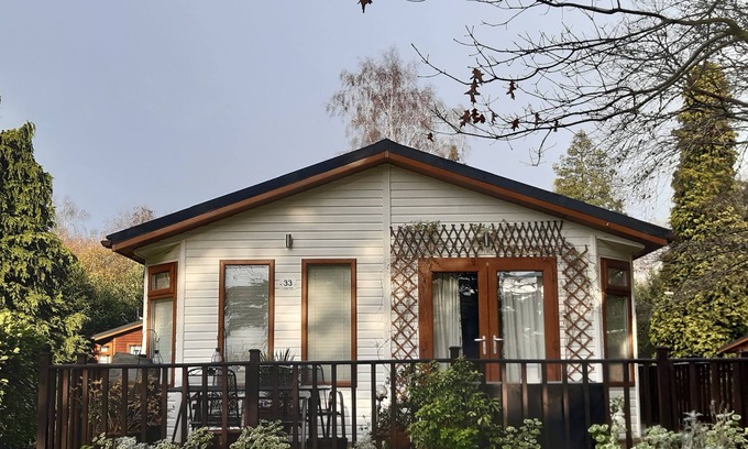 Haveringland Cabin | Dog friendly lodge In a tranquil setting with 150 acres of beautiful forest