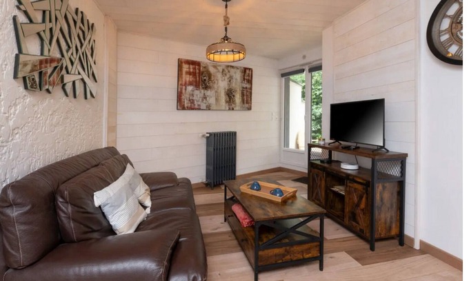 Meslan Cabin | Domaine Moulin Blanc : Gîte 3 Triskel Avec SPA