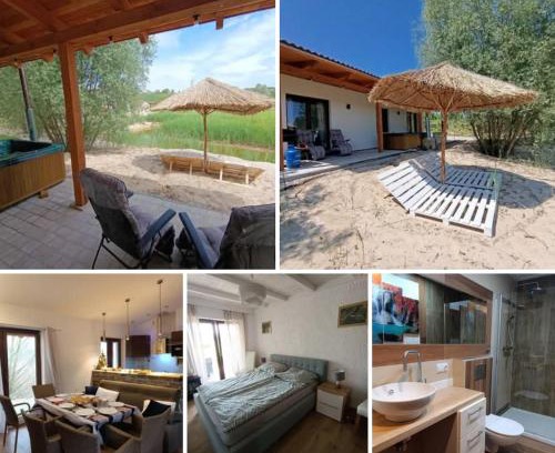 gmina Raczki House | Domek Loft z Balią Jacuzzi i sauną na wyłączność Dowspuda