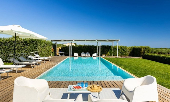 Menfi Villa | Domus Sicily - Villa Helios - Private Pool Sea and Vineyard View