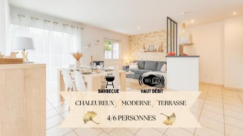 Baudreix Apartment | Douce parenthèse moderne avec terrasse ensoleillée