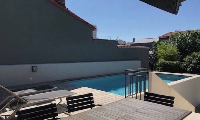 Roseraie House | Downtown Toulouse house with pool