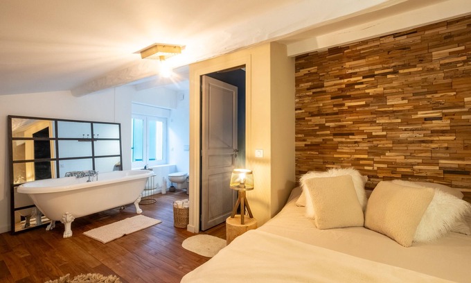 Beauvallon House | Drôme, Proche Valence, Route du Diois en Campagne, Maison Avec spa Intérieur