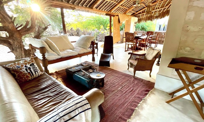 Malindi House | Dreamy Beachfront house with pool secluded miles of Che Shale Bay, Malindi Kenya