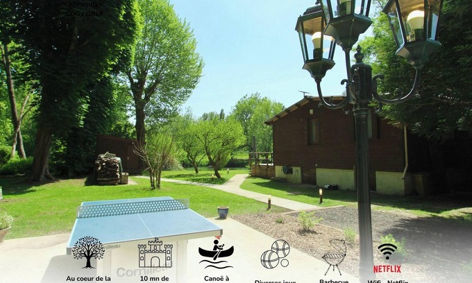 Bourron-Marlotte House | "Eau petit bois" Maison bord du loing (with canoë)