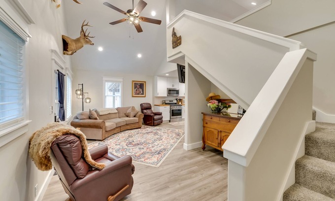 St. Anthony House | Egin Lakes Dunes Access Home w/Private Yard!