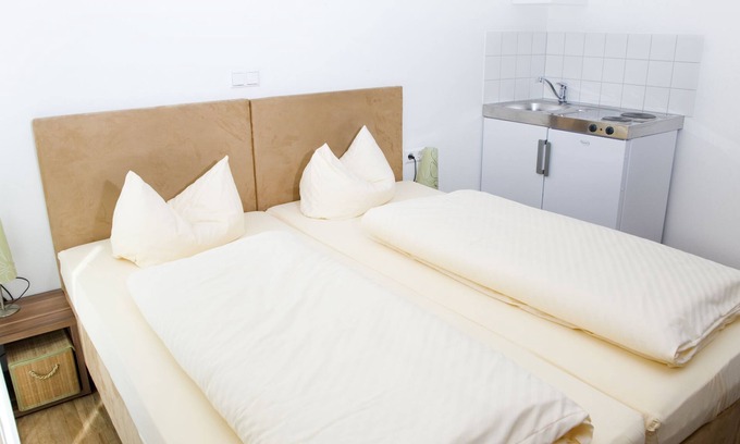 Asch Apartment | Einzelzimmer mit Küchenzeile