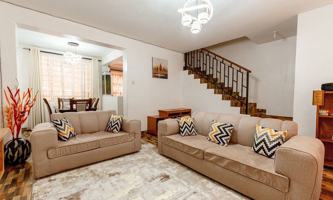 Nairobi House | Elegant 3bedroom Townhouse with a Rooftop Terrace