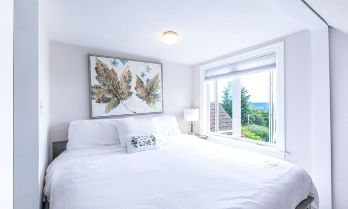 Kent House | Elegant French Tudor Retreat with Stunning City Views!