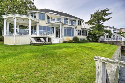 Point Pleasant House | Elegant Riverfront Home with Expansive Views