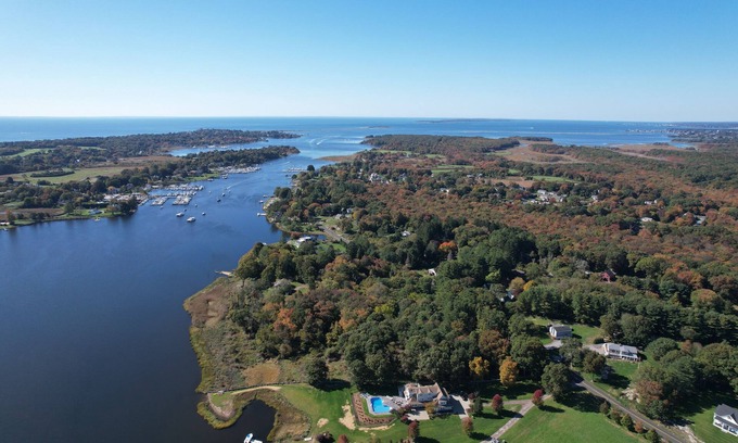 Pawcatuck House | Elegant Waterfront Estate On 2 Acres ~ Private Pool ~ 12 min from Mystic!
