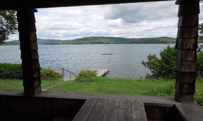 Greensboro Cottage | Enjoy 250' of private waterfront on Caspian Lake in Greensboro, Vermont
