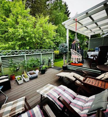 Oulu House | Entire Cozy House with nature,sauna,patio,parking