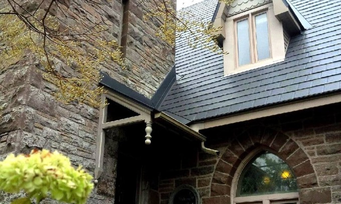 Port Elmsley House | Entire Main Floor of Historic Gothic Stone Church near Perth