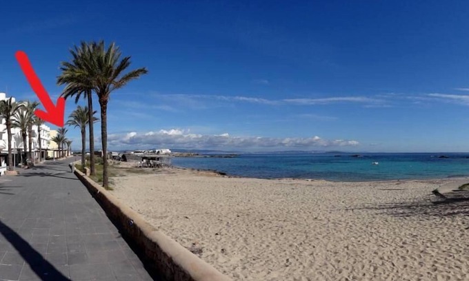 Es Pujols Apartment | Es Pujols: APT. 1ST LINE WITH JACUZZI (ET-19 PL)