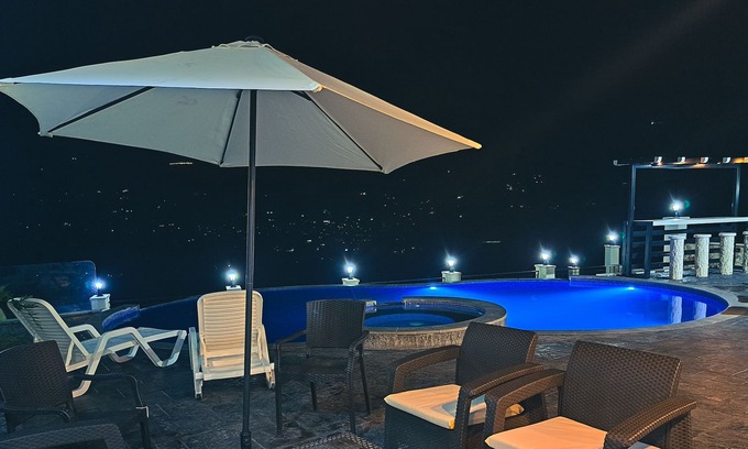 Beiteddine Ski Chalet | Euphoria PoolHouse: Private House w/ Private Infinity Pool,hot tub,and much more