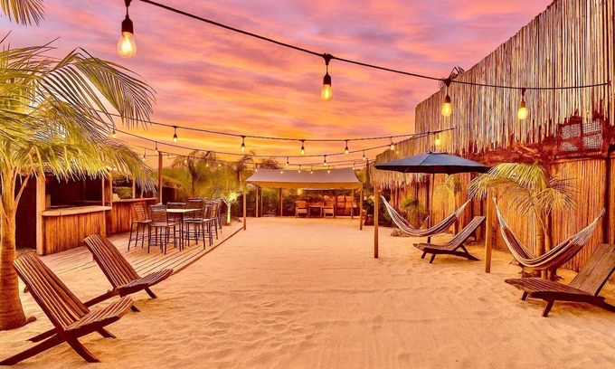 Stockton Hotel | Event Space: Beach Club with BBQ, Speakers & Great Vibes