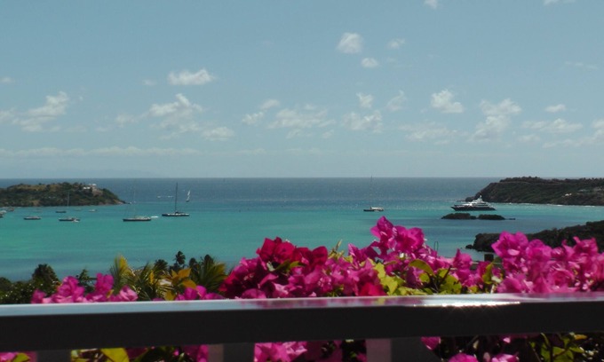 Falmouth House | Fabulous Sea and Harbor Views and on a clear morning You can see Guadaloupe