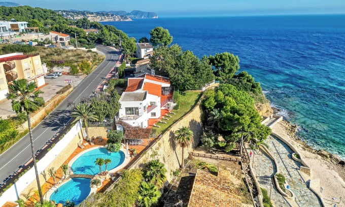 Urbanitzacio la Fustera Villa | Family Only Villa "Perla Del Mar" with Sea View, Private Pool & Private Terraces