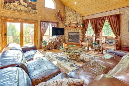 Fish Haven House | Fish Haven Cabin with Game Room, Views and Deck!