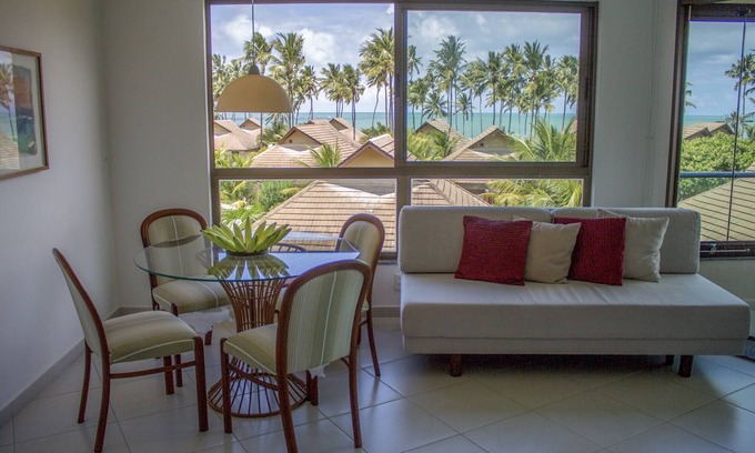 Praia dos Carneiros Apartment | FLAT SEASIDE. 1 BEDROOM - Full = Best RESORT Location