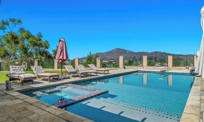 Fletcher Hills House | Fletcher Hills luxury, Sunset View, 4 BR, Saltwater Pool and Spa